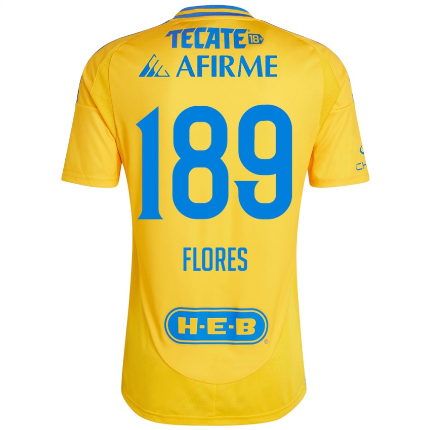 Kinder Rolando Flores #189 Goldgelb Heimtrikot Trikot 2024/25 T-Shirt Schweiz