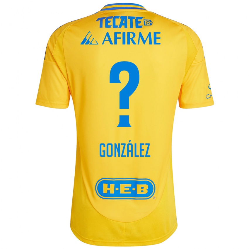 Kinder Fernando González #0 Goldgelb Heimtrikot Trikot 2024/25 T-Shirt Schweiz