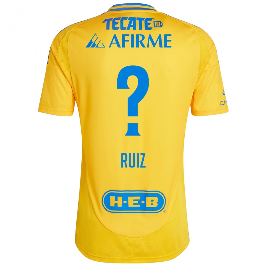 Kinder Luis Ruiz #0 Goldgelb Heimtrikot Trikot 2024/25 T-Shirt Schweiz