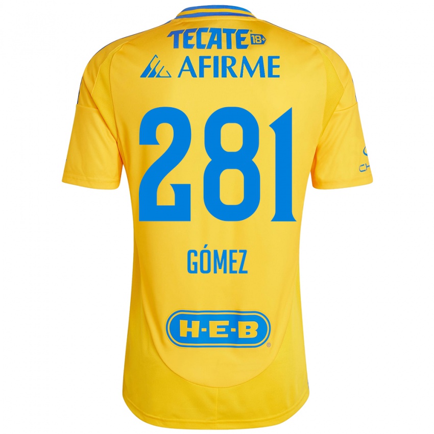 Kinder Luis Gómez #281 Goldgelb Heimtrikot Trikot 2024/25 T-Shirt Schweiz