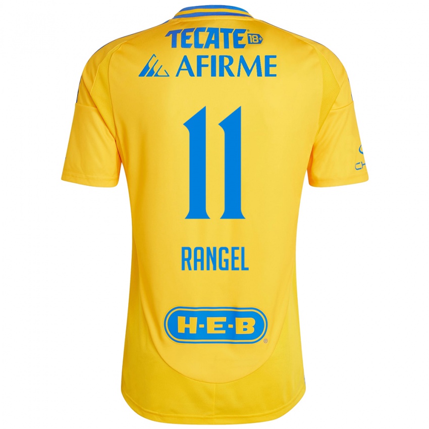 Kinder Nayeli Rangel #11 Goldgelb Heimtrikot Trikot 2024/25 T-Shirt Schweiz