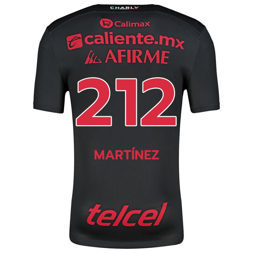 Kinder Juan Martínez #212 Schwarz Rot Heimtrikot Trikot 2024/25 T-Shirt Schweiz