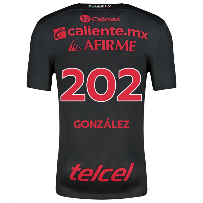 Kinder Joban González #202 Schwarz Rot Heimtrikot Trikot 2024/25 T-Shirt Schweiz