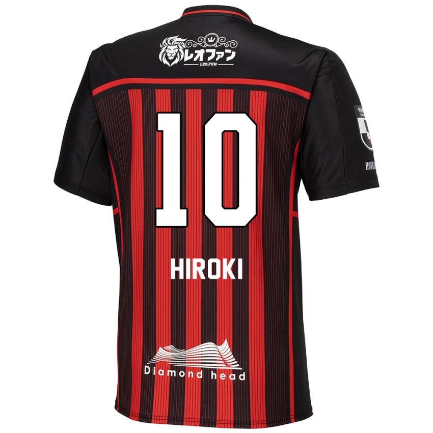 Kinder Hiroki Miyazawa #10 Rot Schwarz Heimtrikot Trikot 2024/25 T-Shirt Schweiz