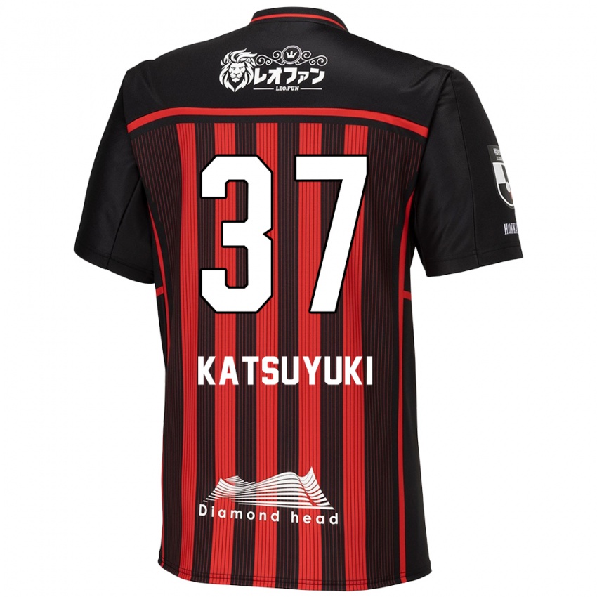 Kinder Katsuyuki Tanaka #37 Rot Schwarz Heimtrikot Trikot 2024/25 T-Shirt Schweiz