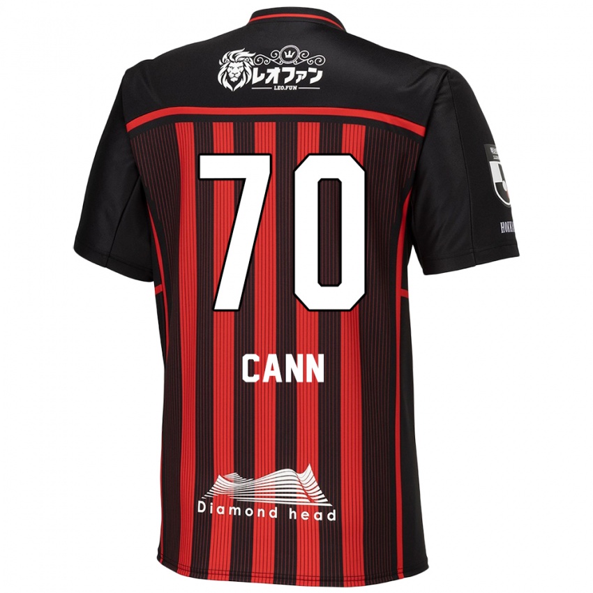 Kinder Francis Cann #70 Rot Schwarz Heimtrikot Trikot 2024/25 T-Shirt Schweiz