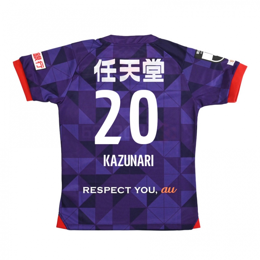 Kinder Kazunari Kita #20 Lila Weiß Heimtrikot Trikot 2024/25 T-Shirt Schweiz