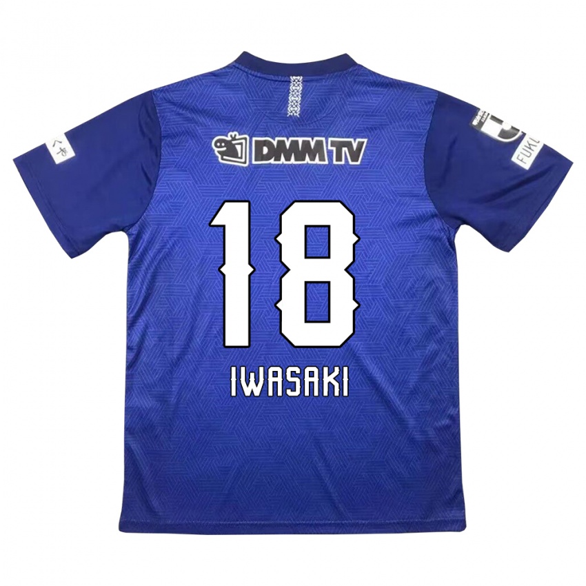 Kinder Yuto Iwasaki #18 Dunkelblau Heimtrikot Trikot 2024/25 T-Shirt Schweiz