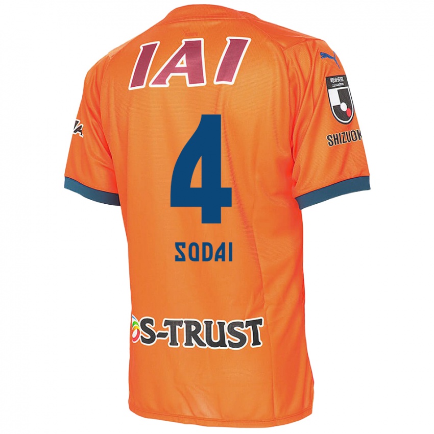 Kinder Sodai Hasukawa #4 Orange Blau Heimtrikot Trikot 2024/25 T-Shirt Schweiz