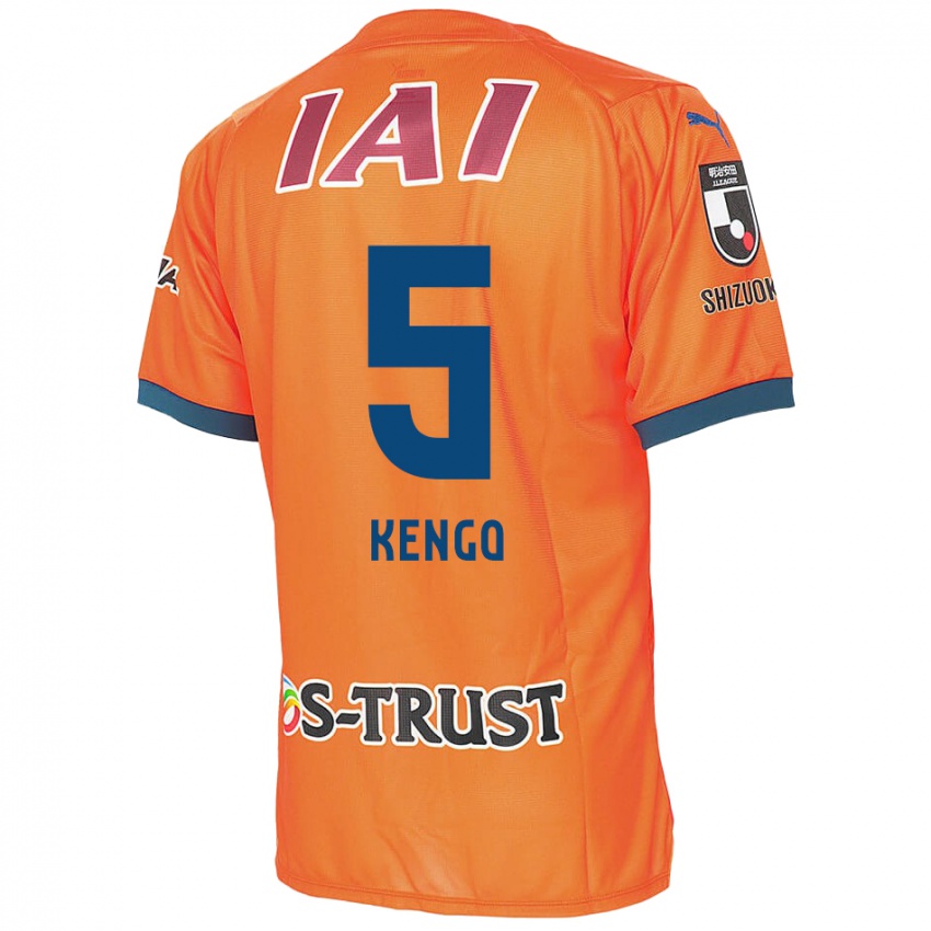 Kinder Kengo Kitazume #5 Orange Blau Heimtrikot Trikot 2024/25 T-Shirt Schweiz