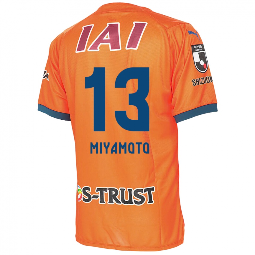 Kinder Kota Miyamoto #13 Orange Blau Heimtrikot Trikot 2024/25 T-Shirt Schweiz