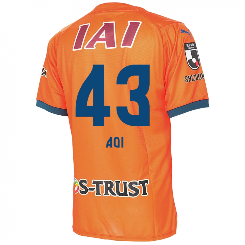 Kinder Aoi Ando #43 Orange Blau Heimtrikot Trikot 2024/25 T-Shirt Schweiz