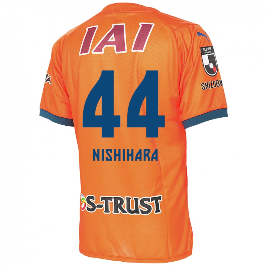 Kinder Motoki Nishihara #44 Orange Blau Heimtrikot Trikot 2024/25 T-Shirt Schweiz