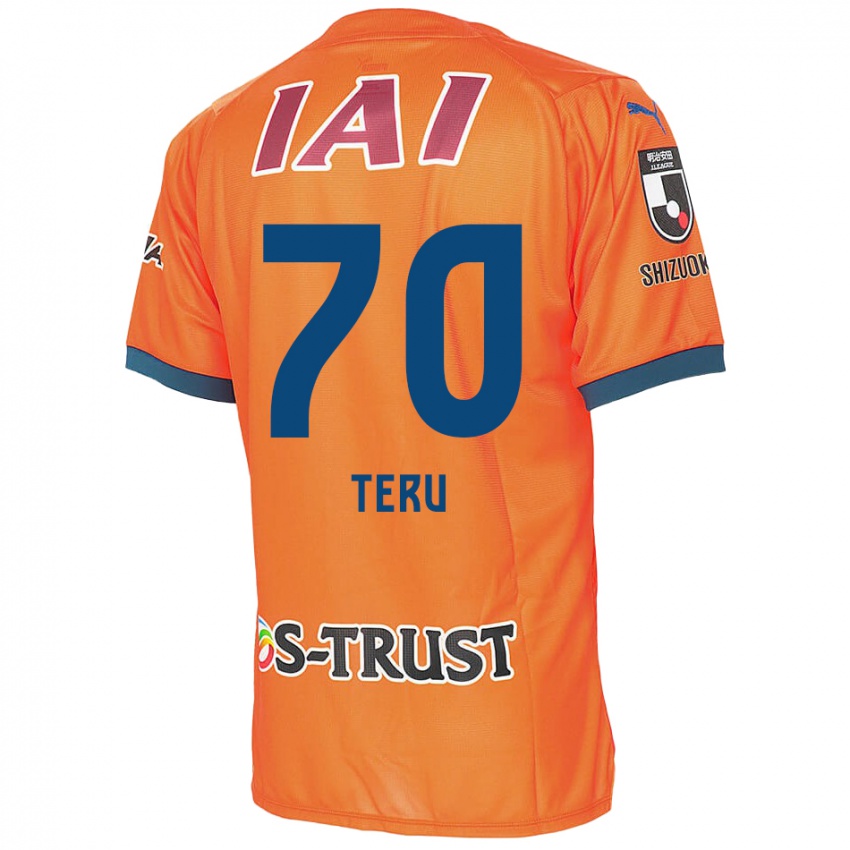 Kinder Teruki Hara #70 Orange Blau Heimtrikot Trikot 2024/25 T-Shirt Schweiz