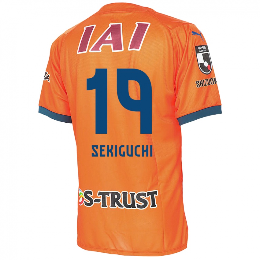 Kinder Kota Sekiguchi #19 Orange Blau Heimtrikot Trikot 2024/25 T-Shirt Schweiz