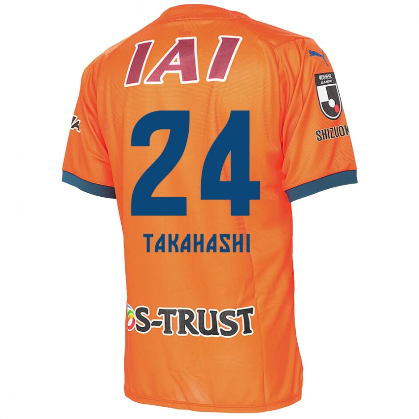 Kinder Yuzuki Takahashi #24 Orange Blau Heimtrikot Trikot 2024/25 T-Shirt Schweiz