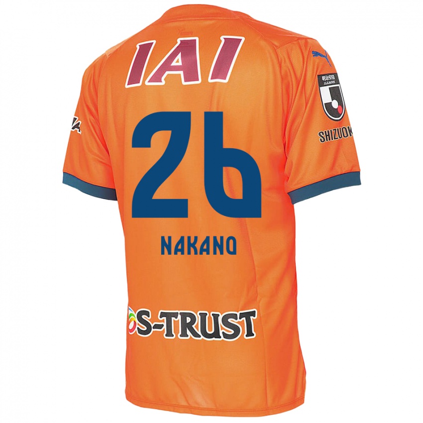 Kinder Takeru Nakano #26 Orange Blau Heimtrikot Trikot 2024/25 T-Shirt Schweiz