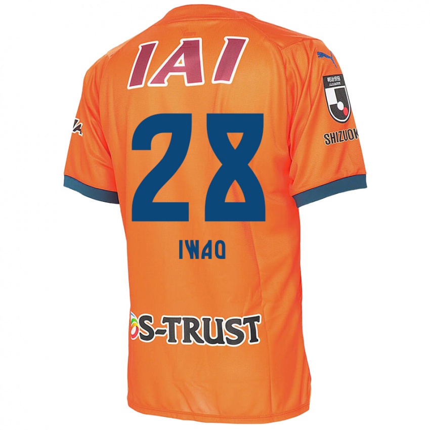 Kinder Takeru Iwao #28 Orange Blau Heimtrikot Trikot 2024/25 T-Shirt Schweiz