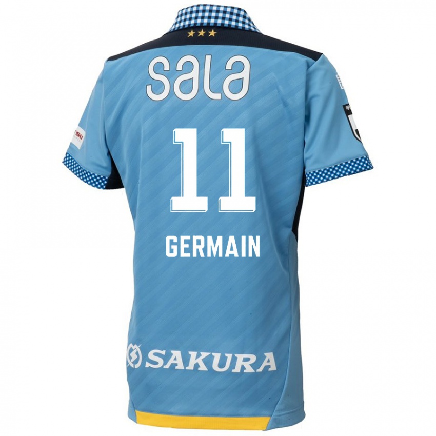 Kinder Ryo Germain #11 Blau Schwarz Heimtrikot Trikot 2024/25 T-Shirt Schweiz