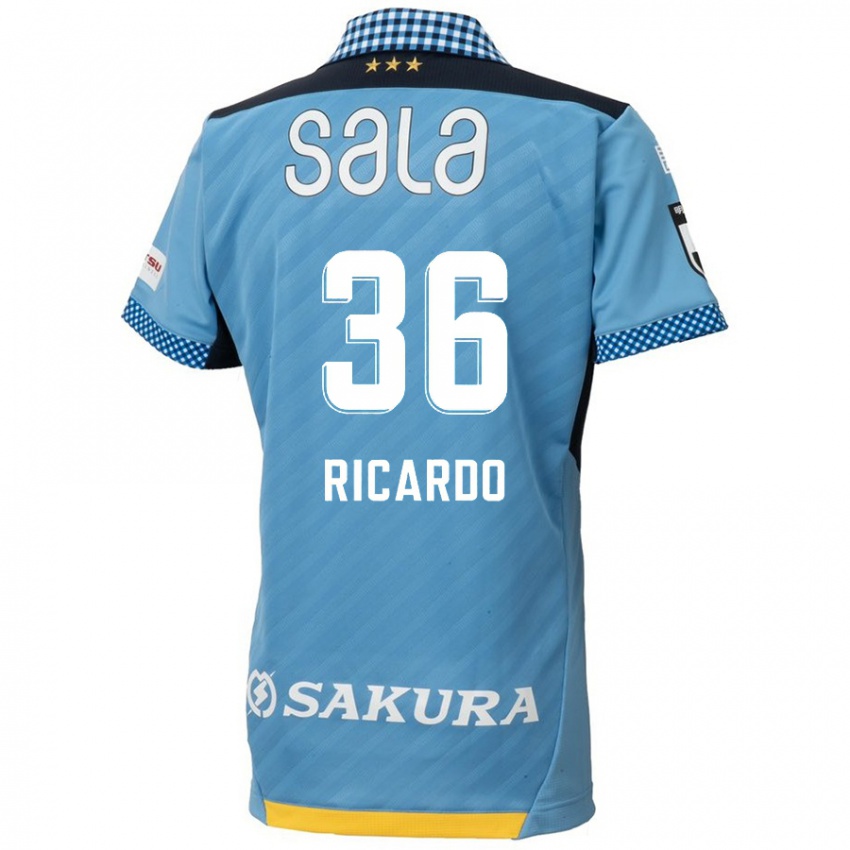 Kinder Ricardo Graça #36 Blau Schwarz Heimtrikot Trikot 2024/25 T-Shirt Schweiz