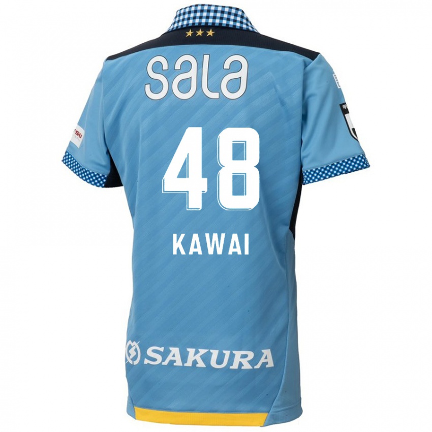 Kinder Tokumo Kawai #48 Blau Schwarz Heimtrikot Trikot 2024/25 T-Shirt Schweiz