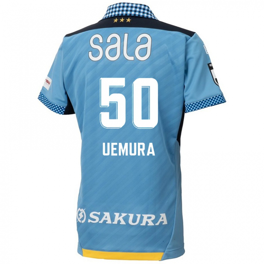 Kinder Hiroto Uemura #50 Blau Schwarz Heimtrikot Trikot 2024/25 T-Shirt Schweiz