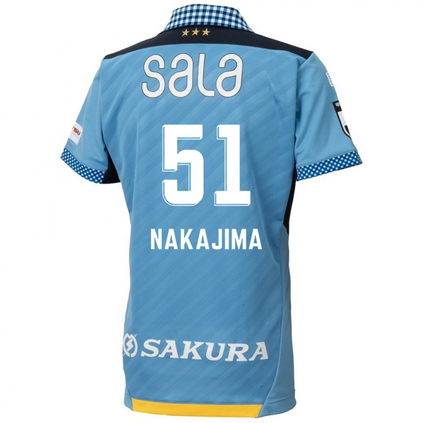 Kinder Keitaro Nakajima #51 Blau Schwarz Heimtrikot Trikot 2024/25 T-Shirt Schweiz