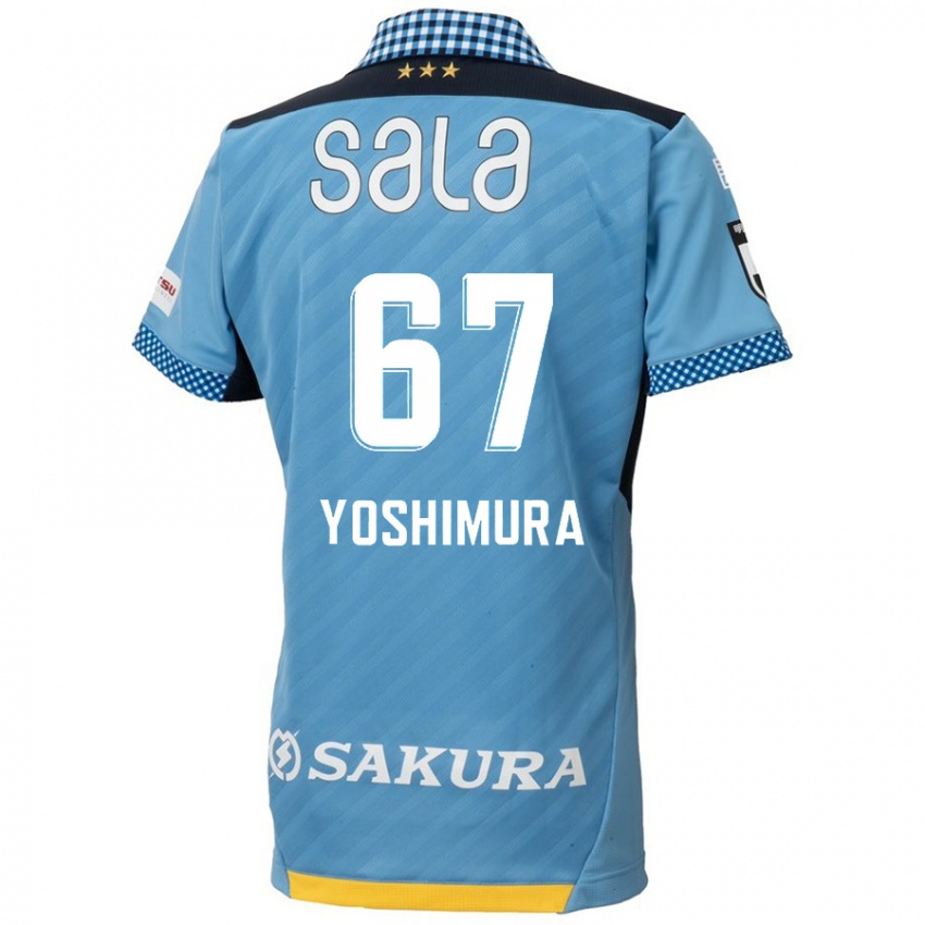 Kinder Ryusei Yoshimura #67 Blau Schwarz Heimtrikot Trikot 2024/25 T-Shirt Schweiz