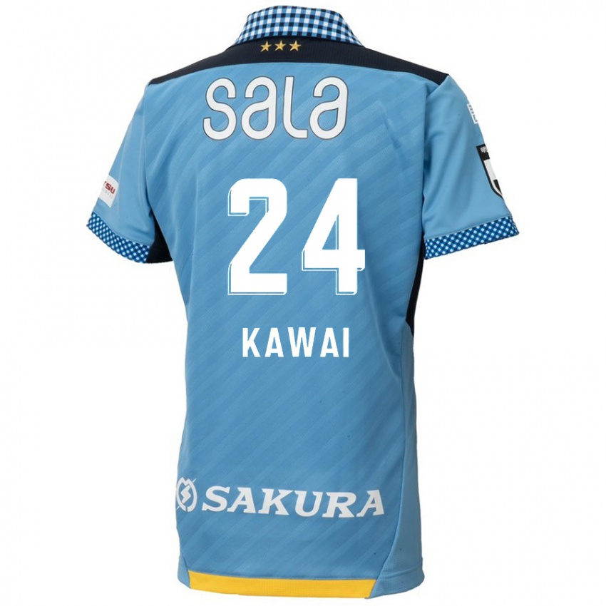 Kinder Yuki Kawai #24 Blau Schwarz Heimtrikot Trikot 2024/25 T-Shirt Schweiz