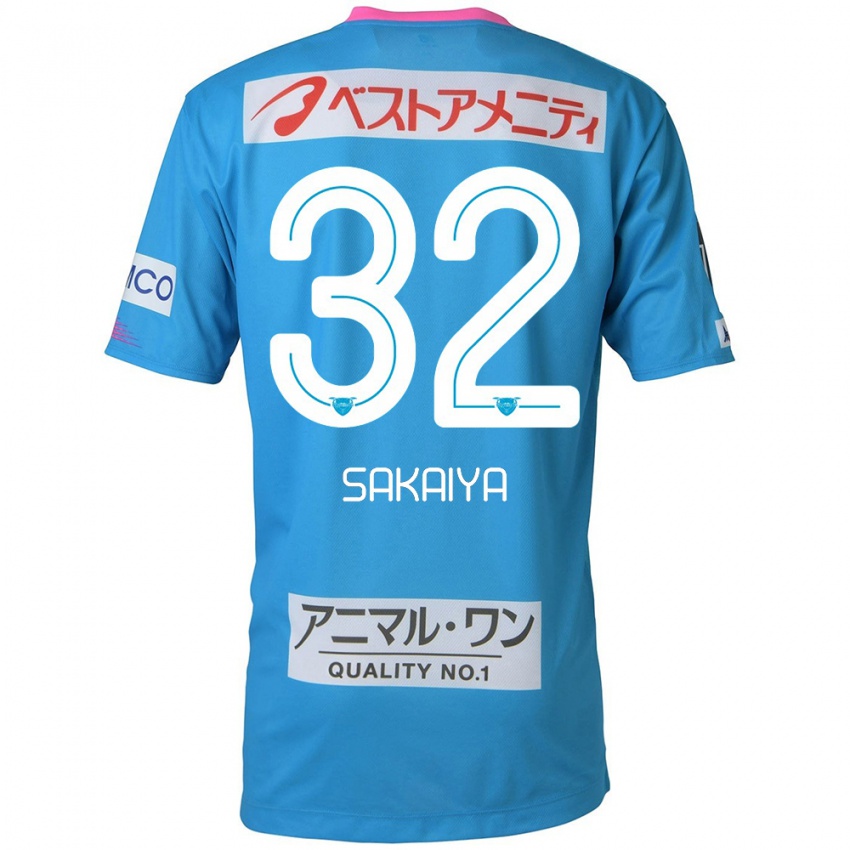 Kinder Keisuke Sakaiya #32 Blau Rosa Heimtrikot Trikot 2024/25 T-Shirt Schweiz