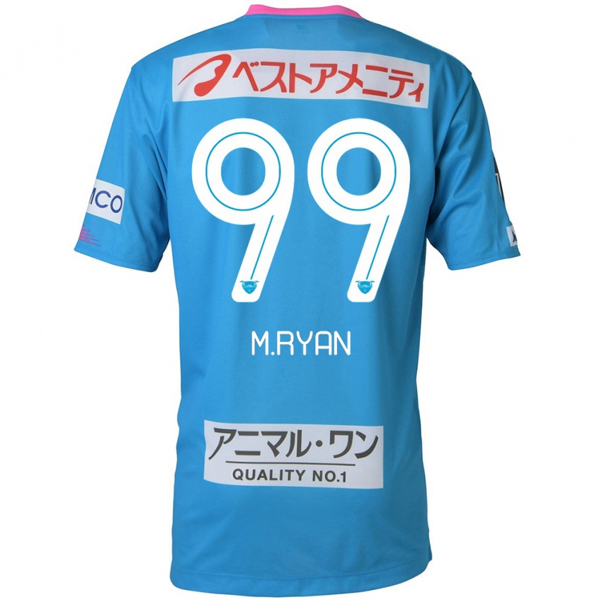 Kinder Marcelo Ryan #99 Blau Rosa Heimtrikot Trikot 2024/25 T-Shirt Schweiz