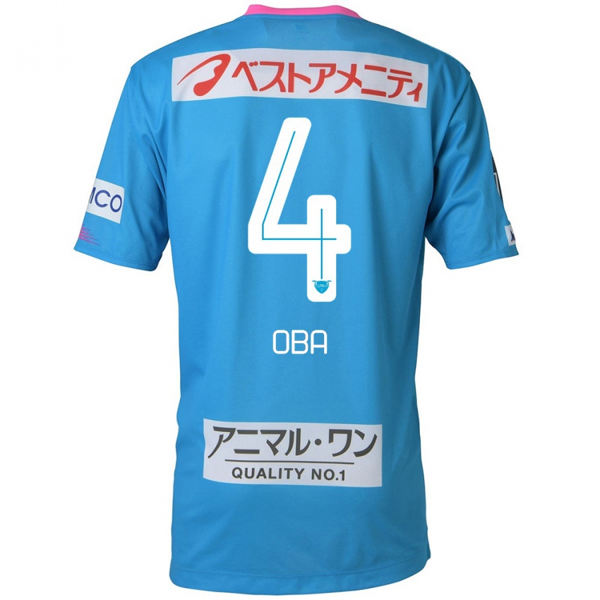 Kinder Shotaro Oba #4 Blau Rosa Heimtrikot Trikot 2024/25 T-Shirt Schweiz