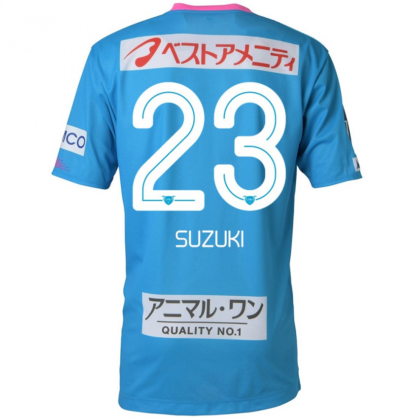 Kinder Yuki Suzuki #23 Blau Rosa Heimtrikot Trikot 2024/25 T-Shirt Schweiz