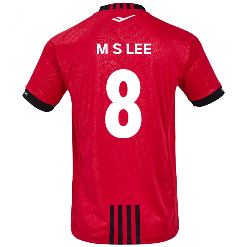 Kinder Seung-Mo Lee #8 Rot Schwarz Heimtrikot Trikot 2024/25 T-Shirt Schweiz