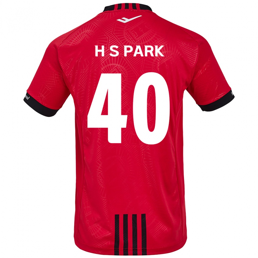 Kinder Seong-Hun Park #40 Rot Schwarz Heimtrikot Trikot 2024/25 T-Shirt Schweiz