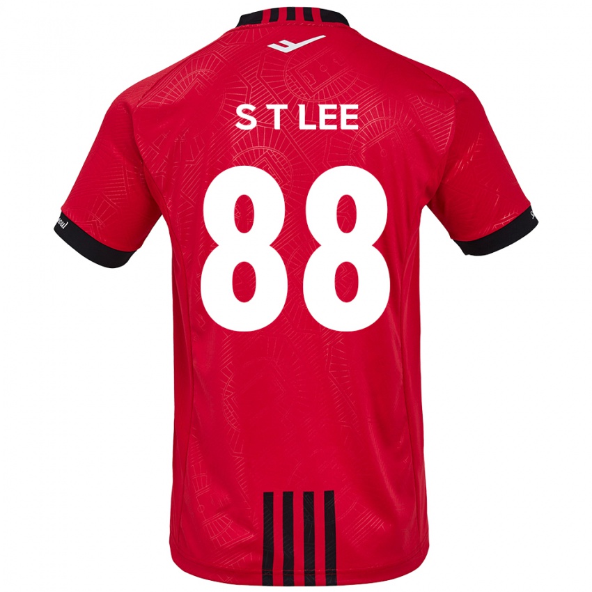 Kinder Tae-Seok Lee #88 Rot Schwarz Heimtrikot Trikot 2024/25 T-Shirt Schweiz