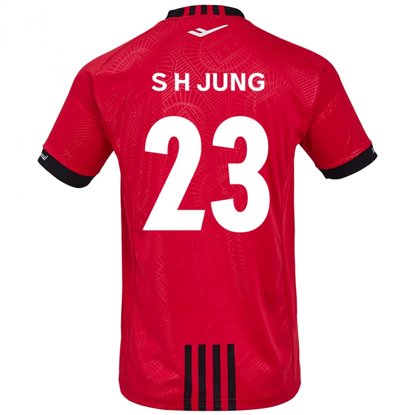 Kinder Hyeon-Soo Jung #23 Rot Schwarz Heimtrikot Trikot 2024/25 T-Shirt Schweiz