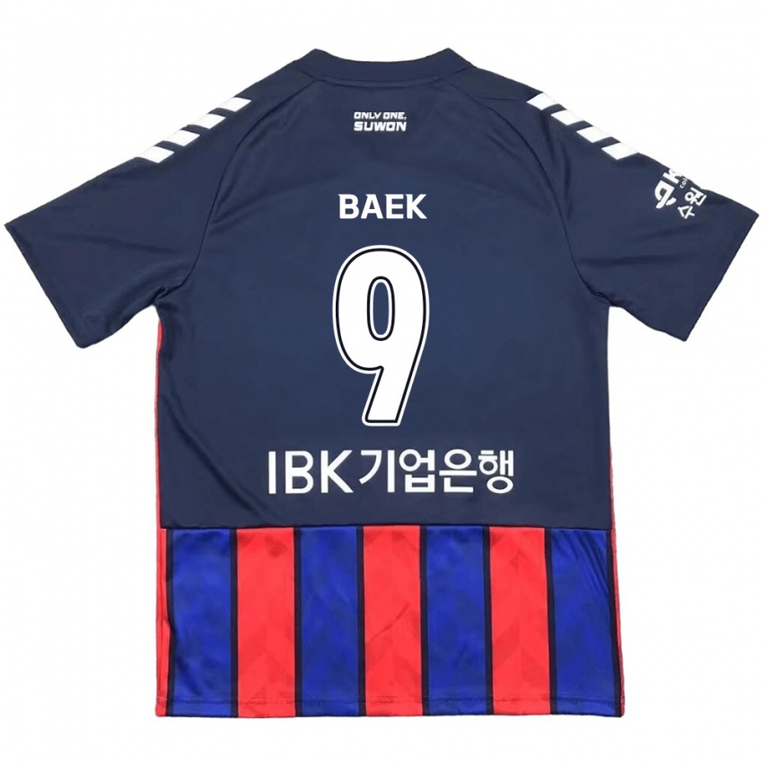 Kinder Kyeong Baek #9 Blau Rot Heimtrikot Trikot 2024/25 T-Shirt Schweiz