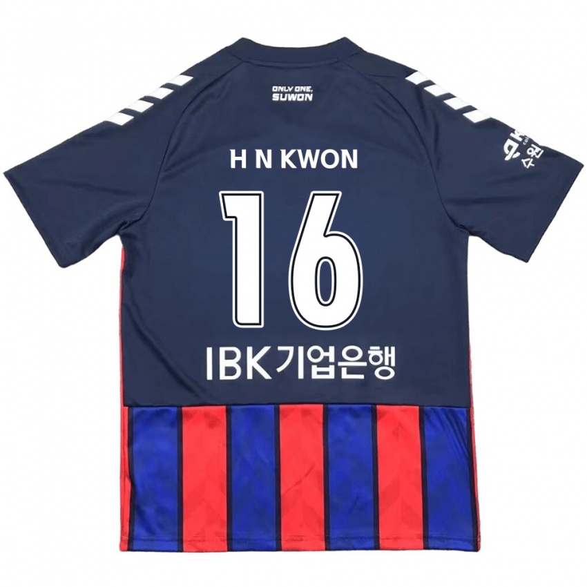 Kinder Nam-Hoon Kwon #16 Blau Rot Heimtrikot Trikot 2024/25 T-Shirt Schweiz