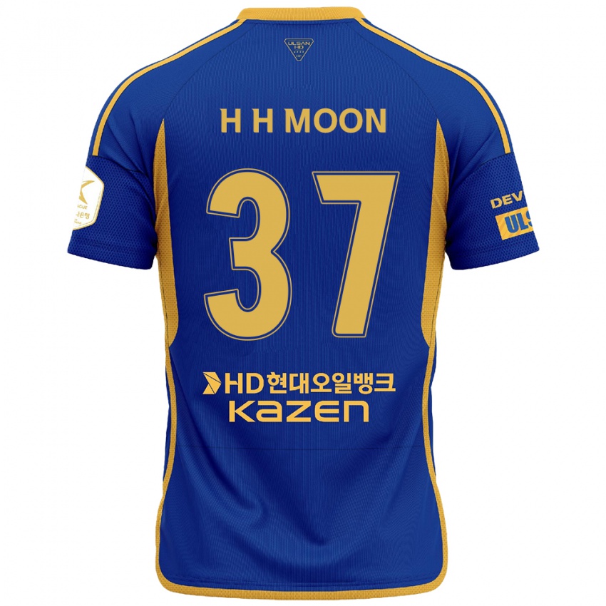 Kinder Hyeon-Ho Moon #37 Blau Gelb Heimtrikot Trikot 2024/25 T-Shirt Schweiz