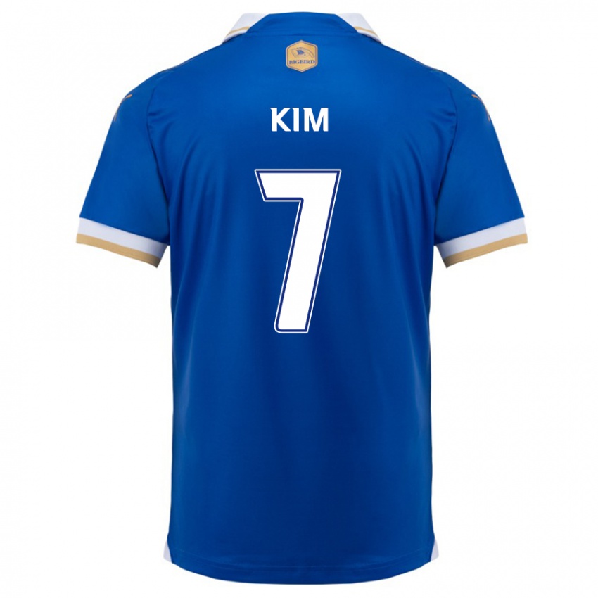 Kinder Hyun Kim #7 Blau Weiss Heimtrikot Trikot 2024/25 T-Shirt Schweiz