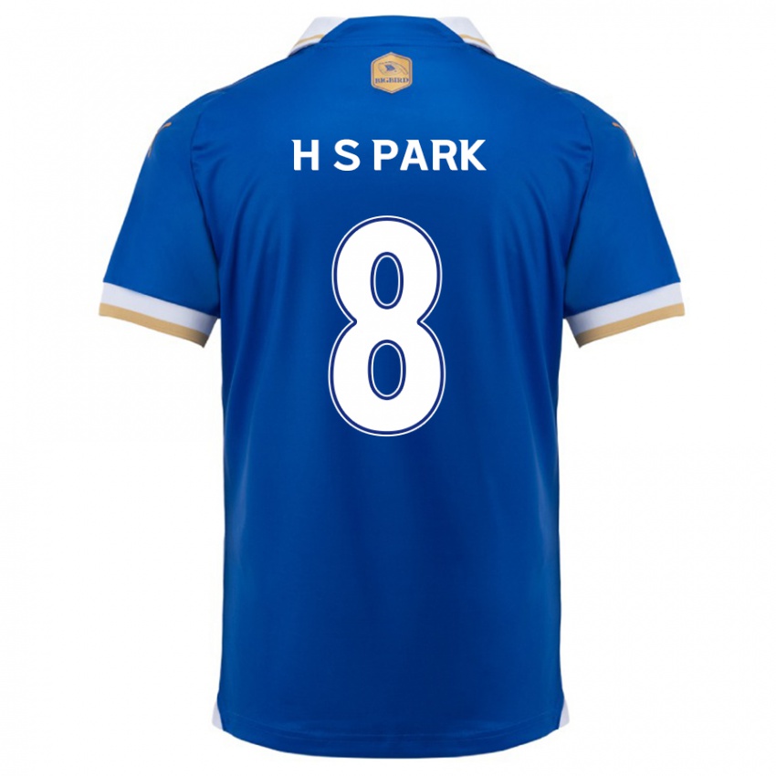 Kinder Sang-Hyeok Park #8 Blau Weiss Heimtrikot Trikot 2024/25 T-Shirt Schweiz