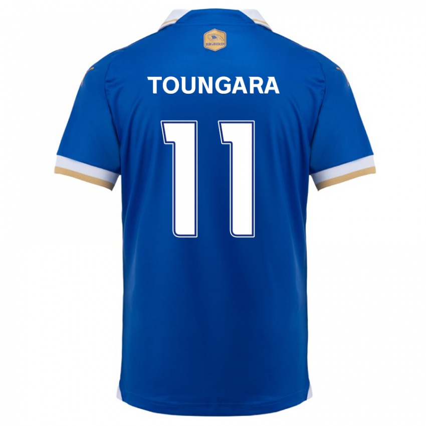 Kinder Aboubacar Toungara #11 Blau Weiss Heimtrikot Trikot 2024/25 T-Shirt Schweiz