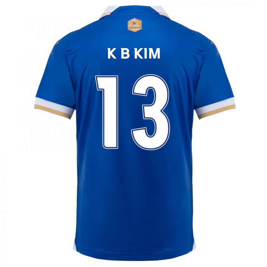 Kinder Bo-Kyung Kim #13 Blau Weiss Heimtrikot Trikot 2024/25 T-Shirt Schweiz