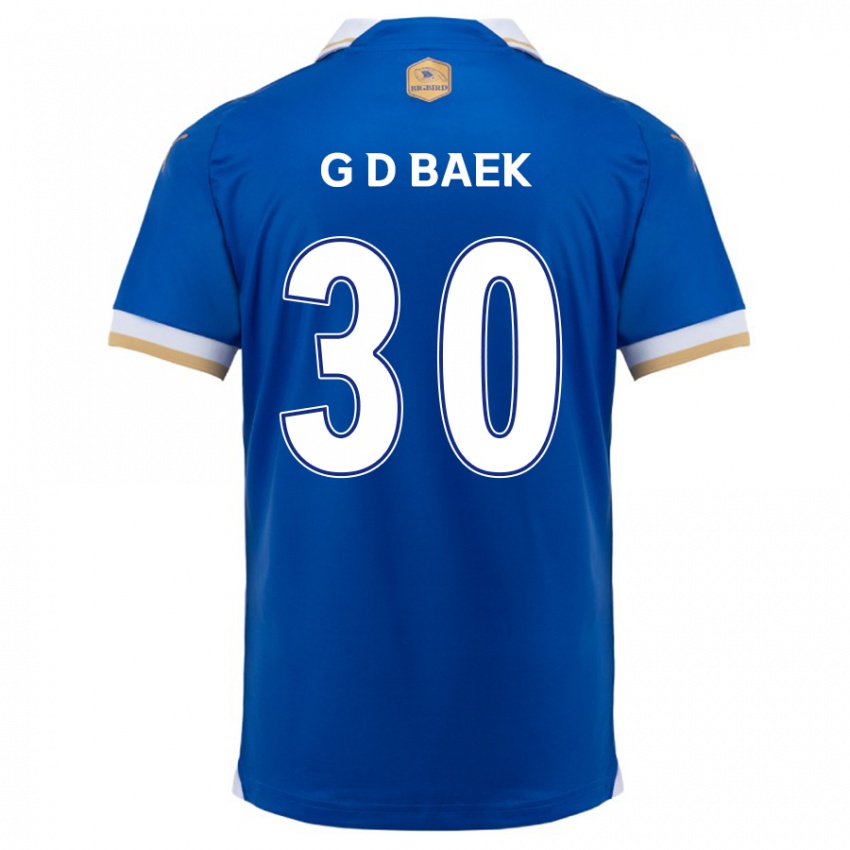 Kinder Dong-Gyu Baek #30 Blau Weiss Heimtrikot Trikot 2024/25 T-Shirt Schweiz