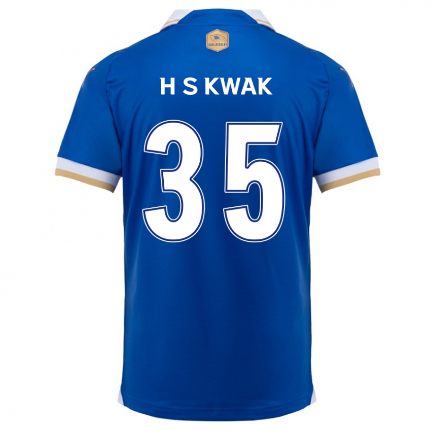 Kinder Sung-Hoon Kwak #35 Blau Weiss Heimtrikot Trikot 2024/25 T-Shirt Schweiz