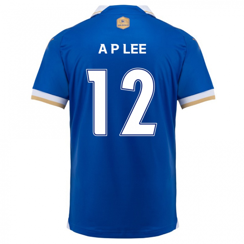 Kinder Pyeong-An Lee #12 Blau Weiss Heimtrikot Trikot 2024/25 T-Shirt Schweiz