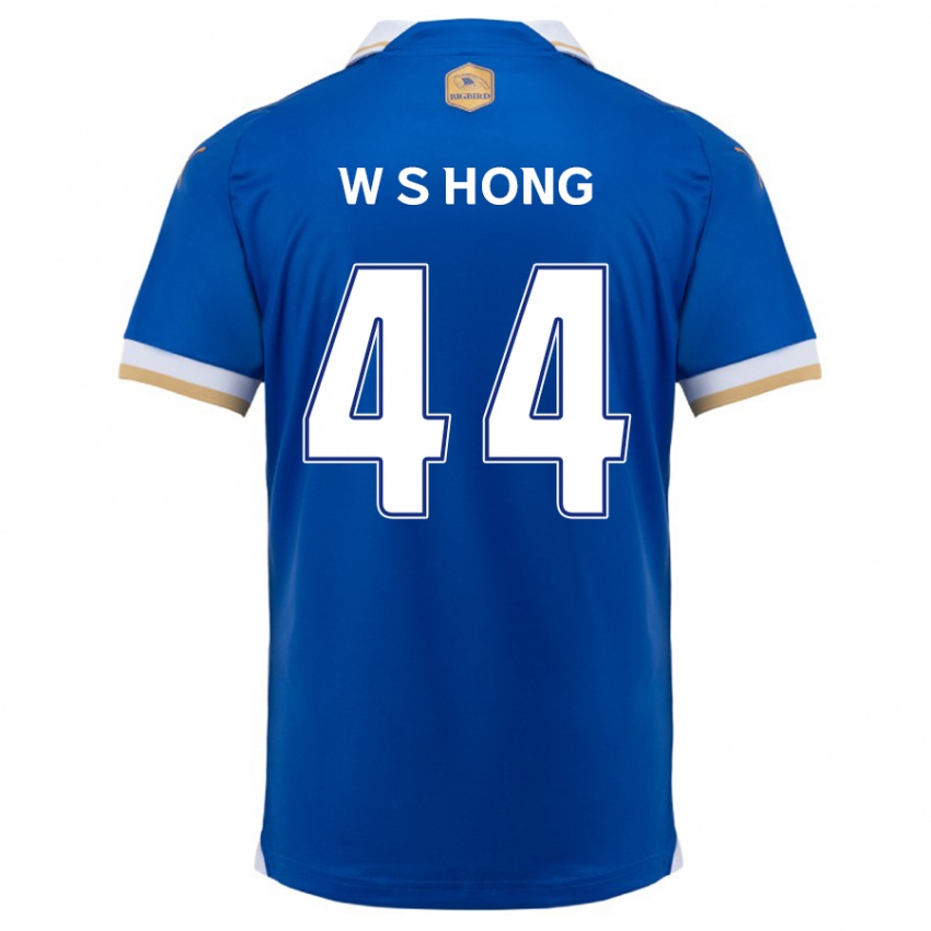 Kinder Sang-Won Hong #44 Blau Weiss Heimtrikot Trikot 2024/25 T-Shirt Schweiz