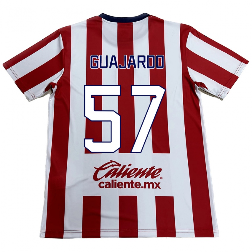 Kinder Dylan Guajardo #57 Rot-Weiss Heimtrikot Trikot 2024/25 T-Shirt Schweiz