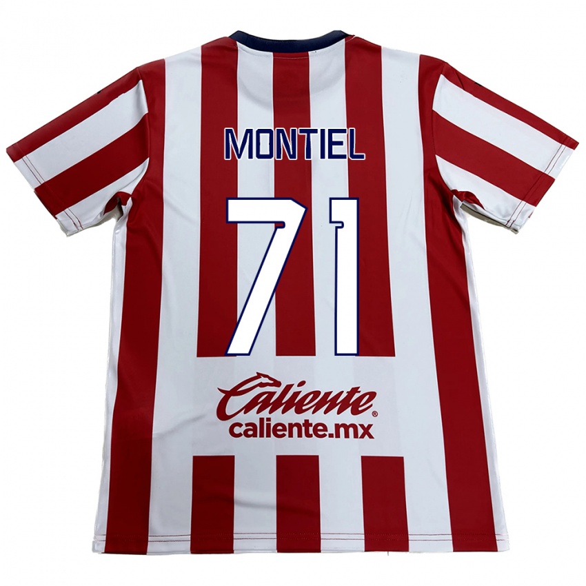 Kinder Erick Montiel #71 Rot-Weiss Heimtrikot Trikot 2024/25 T-Shirt Schweiz